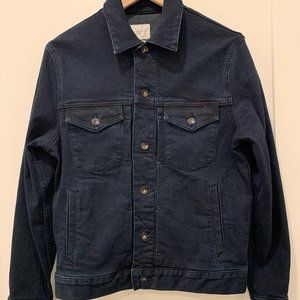Rag & Bone Definitive Cotton Cashmere Indigo Jean Jacket